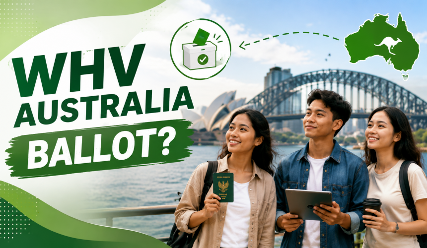 WHV Australia Indonesia Akan Pakai Sistem Ballot: Apa Artinya dan Bagaimana Cara Kerjanya? WHV Australia Indonesia Akan Pakai Sistem Ballot: Apa Artinya dan Bagaimana Cara Kerjanya?